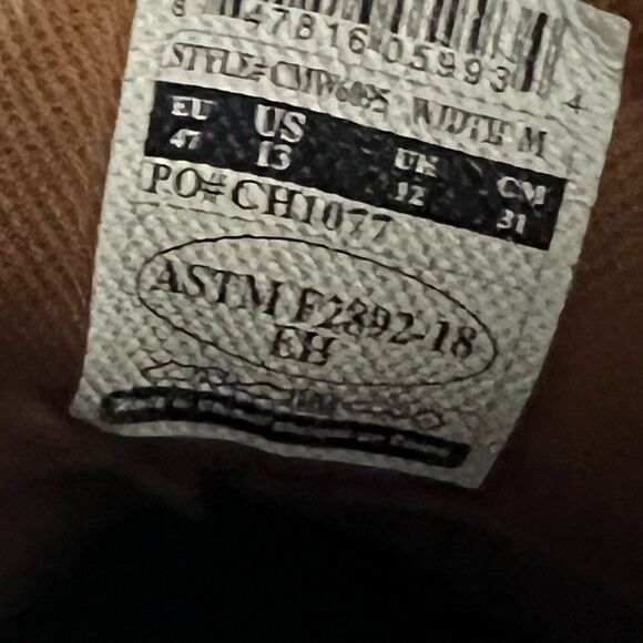 Carhartt Mens Cmw6095 6" Moc Toe Casual Wedge Work Boot Sz 13 M Host pic… - Picture 8 of 9